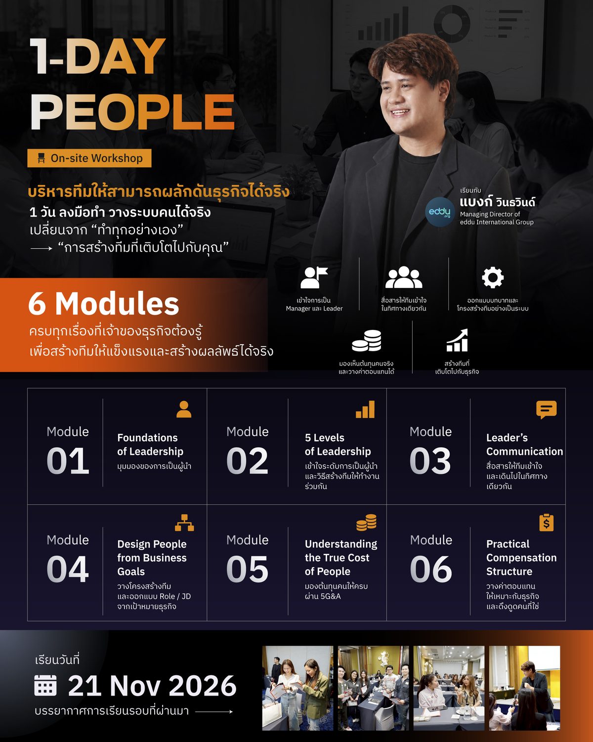outline คอร์ส 1-DAY People